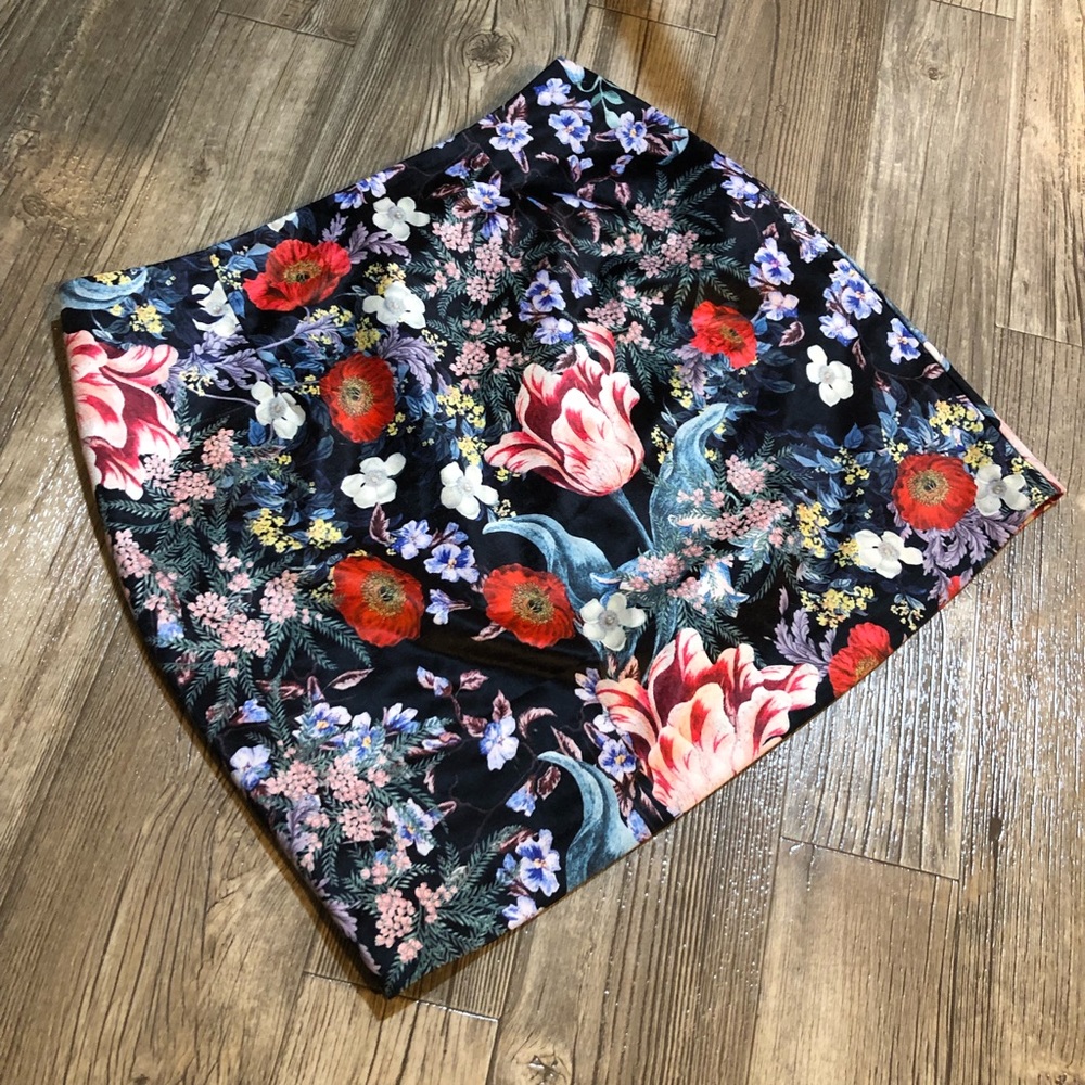 Minkpink Floral Mini Skirt